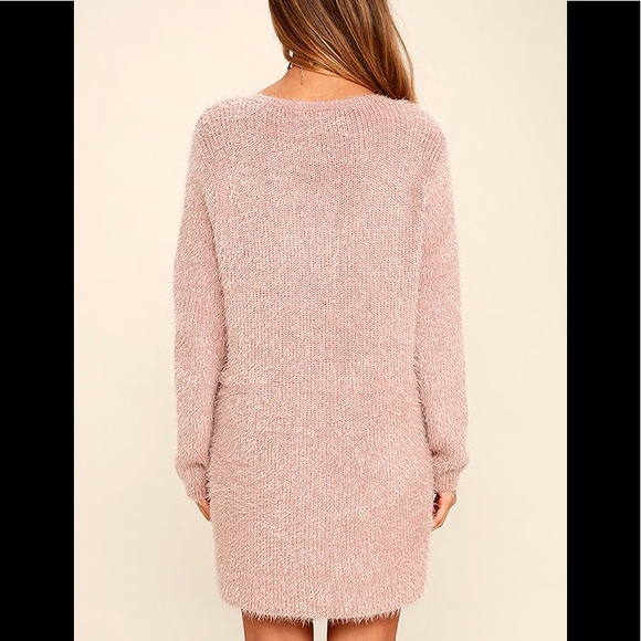 Jack by BB Dakota Aristella Mauve Sweater Dress - Picture 3 of 6